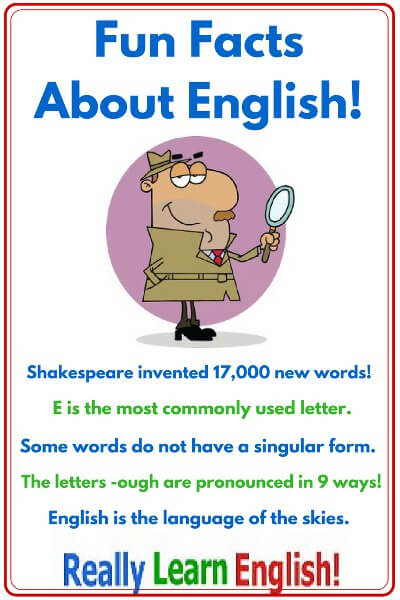 10 Fun Facts About English