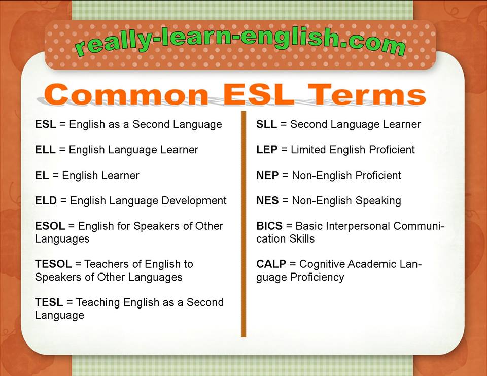 Esl Learning English Hromlean