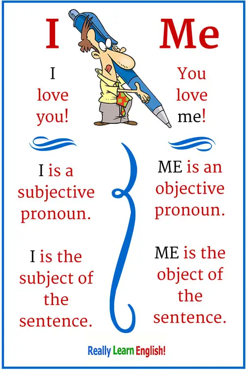 You And I Vs You And Me Subjective And Objective Pronouns