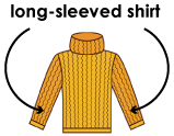 Bite Sized English - The Parts of a Shirt and Types of Shirts